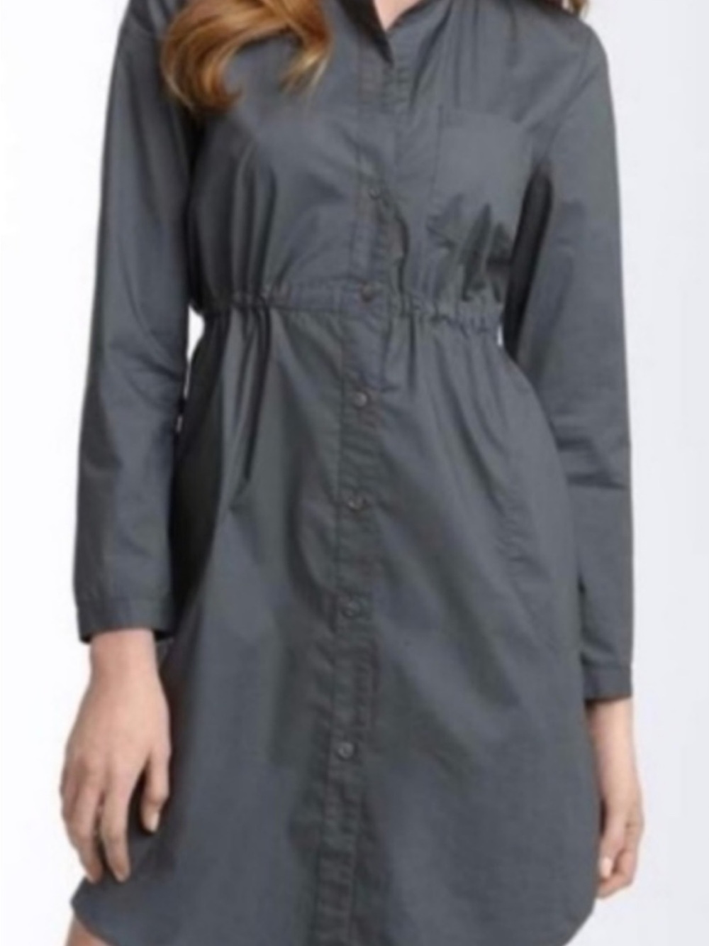 Theory Isadora Drawstring-Detail Dress. 6